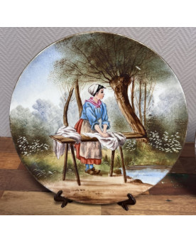 Le village de 58 brocanteurs - Buffet époque Empire en noyer