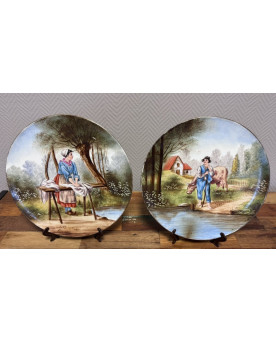 Le village de 58 brocanteurs - Buffet époque Empire en noyer