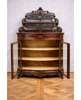 Le village de 58 brocanteurs - Buffet époque Empire en noyer