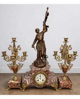 Le village de 58 brocanteurs - Buffet époque Empire en noyer