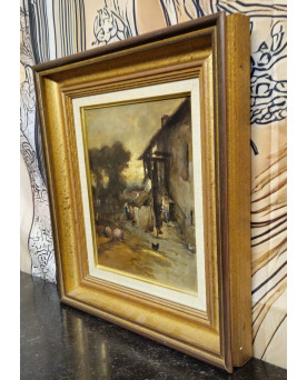 Le village de 58 brocanteurs - Buffet époque Empire en noyer