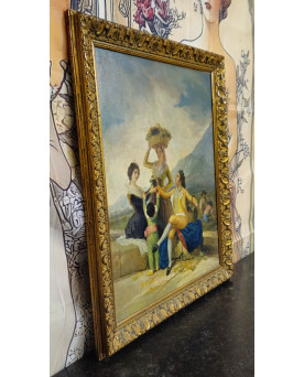 Le village de 58 brocanteurs - Buffet époque Empire en noyer
