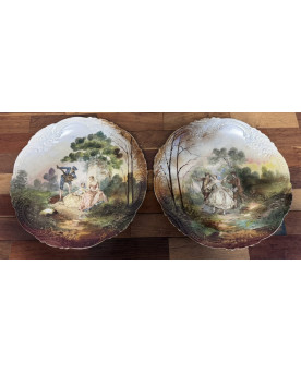 Le village de 58 brocanteurs - Buffet époque Empire en noyer