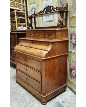 Le village de 58 brocanteurs - Buffet époque Empire en noyer