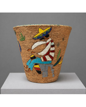 Le village de 58 brocanteurs - Buffet époque Empire en noyer