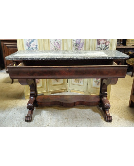 Le village de 58 brocanteurs - Buffet époque Empire en noyer