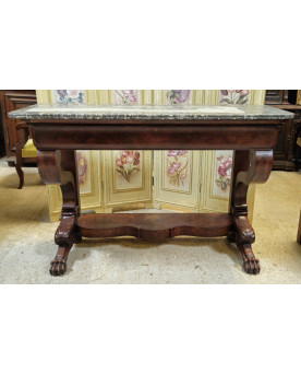 Le village de 58 brocanteurs - Buffet époque Empire en noyer