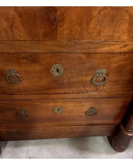 Le village de 58 brocanteurs -  Secrétaire époque Empire en noyer