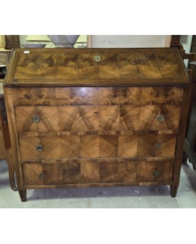 Le village de 58 brocanteurs - Bureau scriban époque Louis XVI en noyer