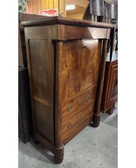 Le village de 58 brocanteurs -  Secrétaire époque Empire en noyer