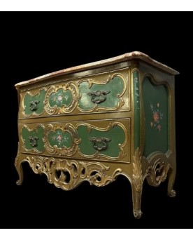 Le village de 58 brocanteurs - D'aprés Gauthier Poinsignon : Table époque Art Nouveau Ecole de Nancy en noyer