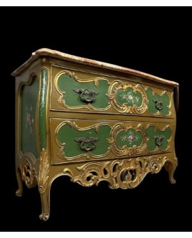 Le village de 58 brocanteurs - D'aprés Gauthier Poinsignon : Table époque Art Nouveau Ecole de Nancy en noyer