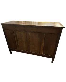 Le village de 58 brocanteurs - Buffet provençal de style louis XV en noyer / 160cm de long