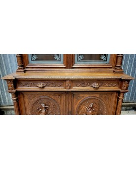 Le village de 58 brocanteurs -  Vitrine Venitienne en bois peint