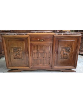 Le village de 58 brocanteurs -  Vitrine Venitienne en bois peint