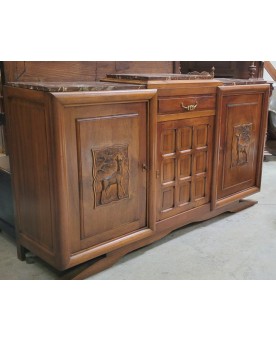 Le village de 58 brocanteurs -  Vitrine Venitienne en bois peint