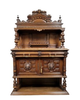 Le village de 58 brocanteurs -  Vitrine Venitienne en bois peint