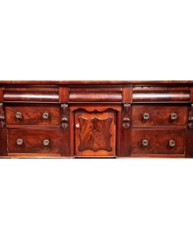 Le village de 58 brocanteurs - Commode Anglaise ou buffet en enfilade en acajou