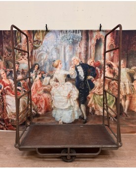 Le village de 58 brocanteurs - D'après Riesener : Secrétaire de style louis XVI en marqueterie