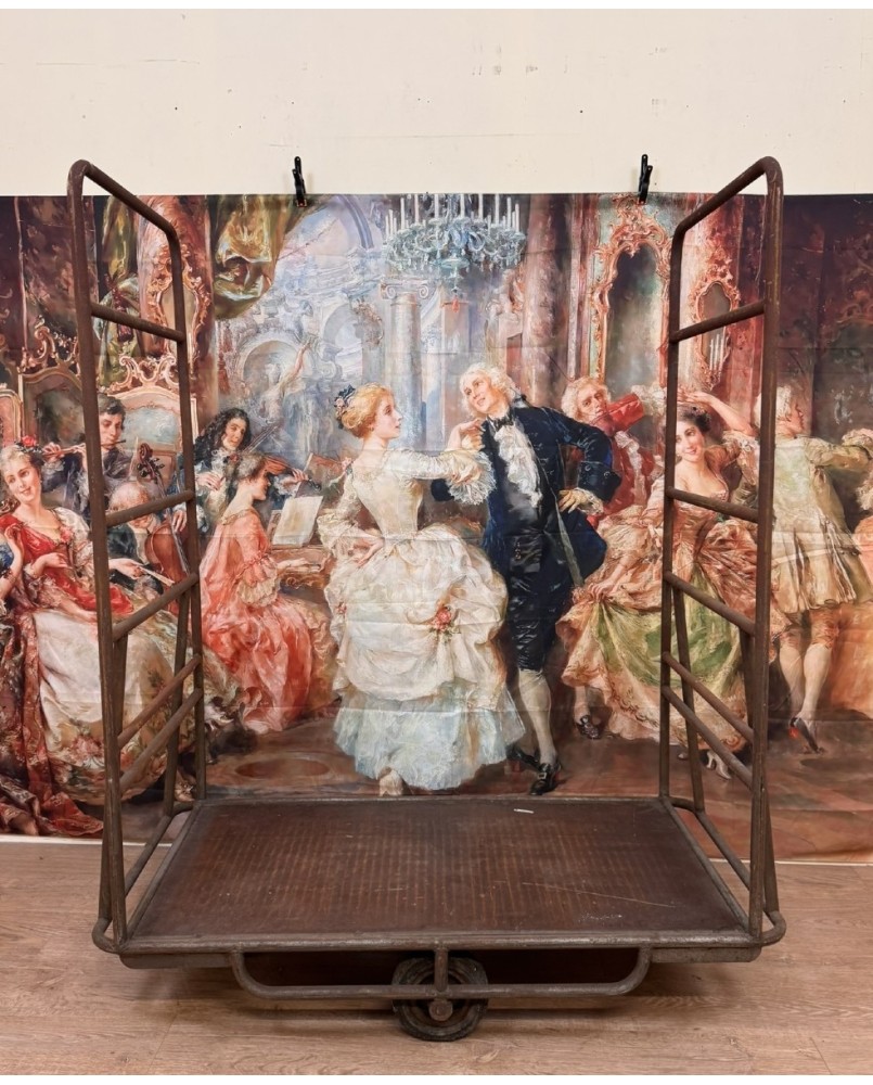 Le village de 58 brocanteurs - D'après Riesener : Secrétaire de style louis XVI en marqueterie
