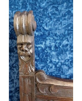 Le village de 58 brocanteurs -  Secrétaire époque Empire en noyer
