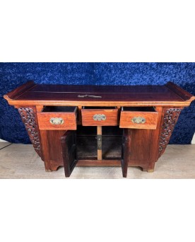 Le village de 58 brocanteurs - D'après Riesener : Secrétaire de style louis XVI en marqueterie