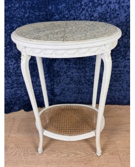 Le village de 58 brocanteurs - D'après Riesener : Secrétaire de style louis XVI en marqueterie