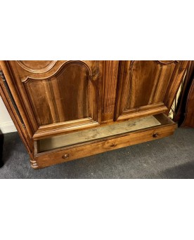 Le village de 58 brocanteurs -  Secrétaire époque Empire en noyer
