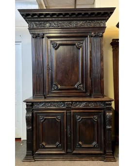 Le village de 58 brocanteurs -  Secrétaire époque Empire en noyer