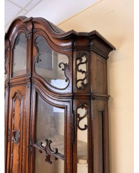 Le village de 58 brocanteurs -  Monumental Buffet Bibliothèque Scriban A Horloge époque XVII En Chêne