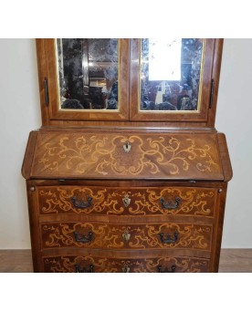 Le village de 58 brocanteurs -  Secrétaire époque Empire en noyer