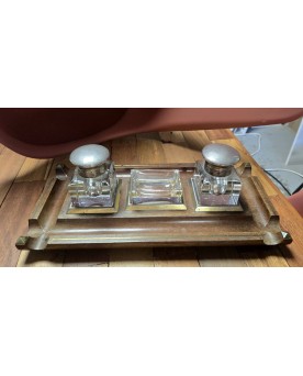 Le village de 58 brocanteurs -  Secrétaire époque Empire en noyer