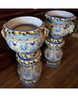 Le village de 58 brocanteurs -  Secrétaire époque Empire en noyer