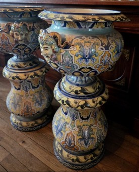 Le village de 58 brocanteurs -  Secrétaire époque Empire en noyer