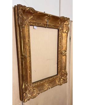 Le village de 58 brocanteurs -  Cadre doré style Louis XIV
