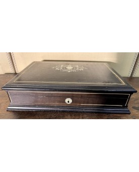 Le village de 58 brocanteurs -  Secrétaire époque Empire en noyer