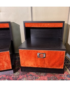 Le village de 58 brocanteurs - Paire de chevets vintage 70'