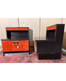 Le village de 58 brocanteurs - Paire de chevets vintage 70'