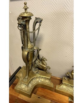 Le village de 58 brocanteurs -  Secrétaire époque Empire en noyer