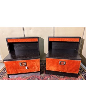 Le village de 58 brocanteurs - Paire de chevets vintage 70'