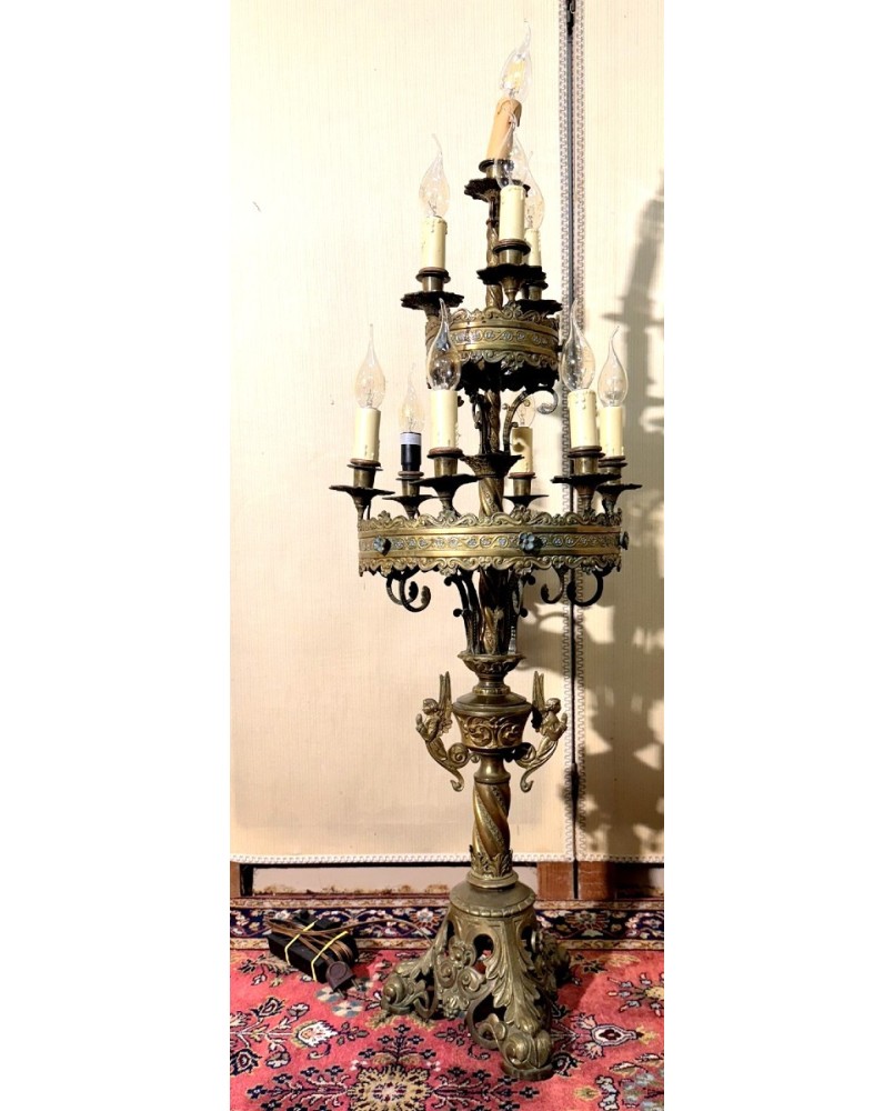Le village de 58 brocanteurs - Buffet époque Empire en noyer