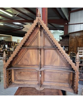Le village de 58 brocanteurs - Chapelle d'Autel style Gotique en chene