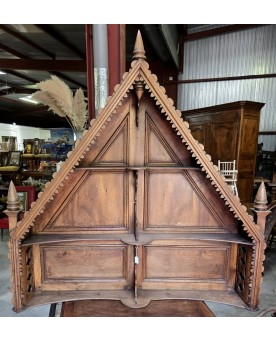 Le village de 58 brocanteurs - Chapelle d'Autel style Gotique en chene