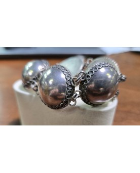 Le village de 58 brocanteurs - Bracelet style Baroque en argent
