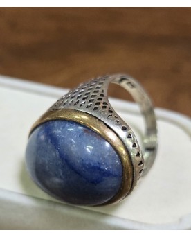 Le village de 58 brocanteurs -Bague style Baroque en argent