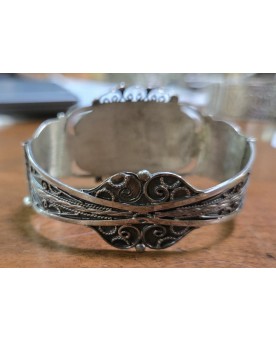 Le village de 58 brocanteurs -Bracelet bèrbére en argent