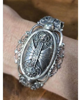 Le village de 58 brocanteurs -Bracelet bèrbére en argent