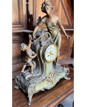Le village de 58 brocanteurs - Buffet époque Empire en noyer