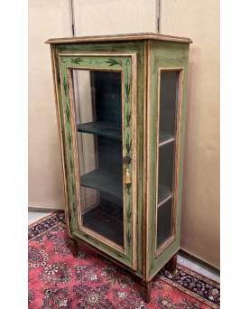Le village de 58 brocanteurs -  Vitrine Venitienne en bois peint