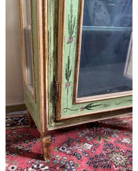 Le village de 58 brocanteurs -  Vitrine Venitienne en bois peint